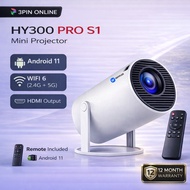 OXYFLUX Hy300 Pro S1 Portable Smart Projector projektor Mini 4K For Android Phone Bluetooth Projecto