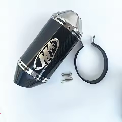 51mm Motorcycle Exhaust M4 Modified Silencer Carbon Fiber Exhaust Pipe 300CC 600CC 1000CC for Honda 