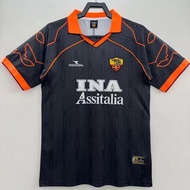 2025 NEW Version 99-00 Season Rome Away Retro Old Jersey Totti Montella Cafu Short Sleeve Football S