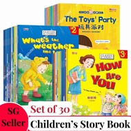 SG Stock 24 Pages Kids Early Reading Story Books English Chinese Story Book Pictures Book Children's Day Gift