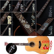 GIOVANNI Cross Inlay Decals Ultra Thin Musical Instrument Guitar Inlay Sticker Electric Guitar Bass 