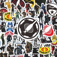 HP 100PCS Cute Cartoon GI Joe: A Real American Hero Stickers Aesthetic Stickers Waterproof Stickers 