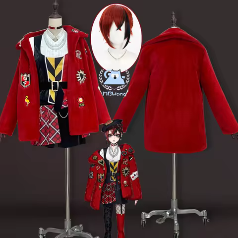 Game Twisted Riddle Cosplay Costume Riddle’s Dream Outfit Riddle Rosehearts Role Play Wig Shoes For 