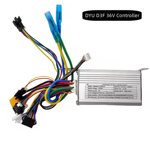 Original 36V 48V Controller For DYU D3F Electric Bicycle DC Brushless Controller Replace Parts