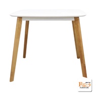 Fur-9 Claire Table : โต๊ะไม้ปิดผิวด้วย Wood Veneer ขาไม้ยาง (Rubber Wood)0
