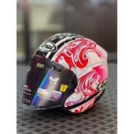 HELMET ARAI RAM3 RIPTIDE PINK PREMIUM