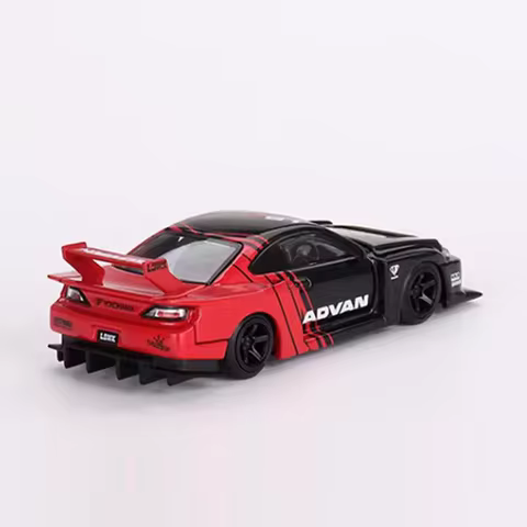 Diecast MINIGT 1/64 Scale S15 #649 Advan Alloy Simulation Car Model Classic Adult Collection Static