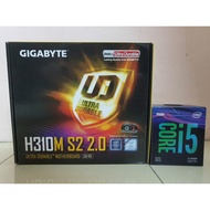 Intel i5-9400f (9th gen 6 cores) + Gigabyte H310M S2 Motherboard Combo (3 years warranty) (Used) i5 