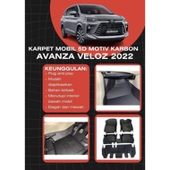 Premium 5D Carbon Veloz 2022 Avanza Type G 2022 Car Carpet