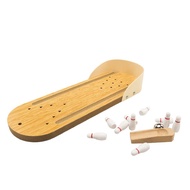 Mini Bowling Toy Set Kids Mini Desktop Wooden Bowling Ball Board Game Toy Children Gift