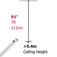 Ceiling Fan Metal Universal Long Extension Rod Downrod Extend Pipe Besi Panjang 延长杆 1Feet 7ft 18" 24