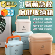 Double Medicine Box Storage First Aid Medical Health Care First Aid Kit Box