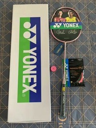 Yonex尤尼克斯雙刃6閃粉羽球拍🏸 4UG5僅83g 全碳素日本進口
