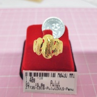 Murni Mewah Emas916, Cincin Pulut D Vt S Penut Kacang 7735 1.6 cm Vt 18