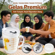 Tumbler Lid Glass Lid Anti-Spill Coffee Lid 20oz/ 30oz/ 40oz Replacement NEW Glass