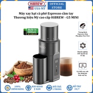 Handheld Espresso coffee bean grinder, using high quality American brand battery HiBREW G5 MINI 5200