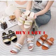 {BUY 1 GET 1}BK-27 NEW ARRIVAL FLAT SANDALS FOR LADIES
