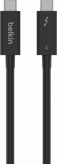 Belkin Thunderbolt 4 Cable (2M 6.6ft Power Cable) USB-C to USB-C Cable w/ 100W Power Delivery USB 4