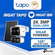 TP-Link Tapo C645D KIT 2K 3MP Dual Lens Solar Cam – 2.4/5GHz WiFi 10000mAh Battery – 360° Pan/Tilt A