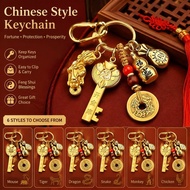 Feng Shui Gourd Keychain Brass Gourd 12 Zodiac Feng Shui Key Holder 12 Zodiac Gourd Keychain