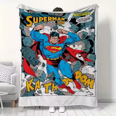 Marvel SpiderMan Iron Man Flannel Throw Blanket Soft Cozy for Kids Adults Couples Camping Home Texti