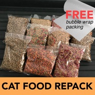 [Repack] Makanan Kucing Murah Dry Cat Food Makanan Kucing Premium Cat food Makanan kucing 1kg 猫粮 whi