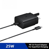 25W Travel Adaptor 3A Super Fast Charging PD 3.0 Fast Charger USB-Type-C For Samsung Galaxy S20 S20+