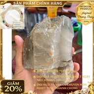 Original rough smoky quartz stone for home decoration, high energy purification, 10cm, weight610gram