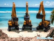 Excavator| Scale Truck| Jengkaut| Crawler Excavator| Kids Construction Toys| SC002| Lori Mainan