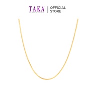 HE9 TAKA Jewellery 18KY Gold Box Chain