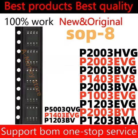 (10pcs)P2003EVG P2003HVG P2003BVA P2003BVG P2003BVT P1203BV P1203BVA P1203EVG P1003EVG P1403EV8 P140