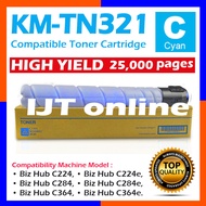 Black / Cyan / Magenta / Yellow Compatible To TN321 TN-321 Toner Cartridge For Konica Minolta Bizhub