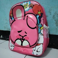 Bt21 children's tote bag / children's pink tote bag / BT21 backpack