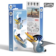 Eugy Dodoland Prehistoric Dinosaur Ptero 3D Paper Puzzle for Kids. Eco-Friendly DIY Gift for Childre