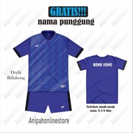 [ Free Sablon Nama ] Baju Olahraga Anak-Anak/ Jersey Futsal Anak