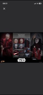 全新 hot toys Star Wars MMS805 palpatine