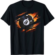 Billiards Tshirts Men 8 Ball Pool Great Gift Idea Fashion T-Shirt Xs-3Xl