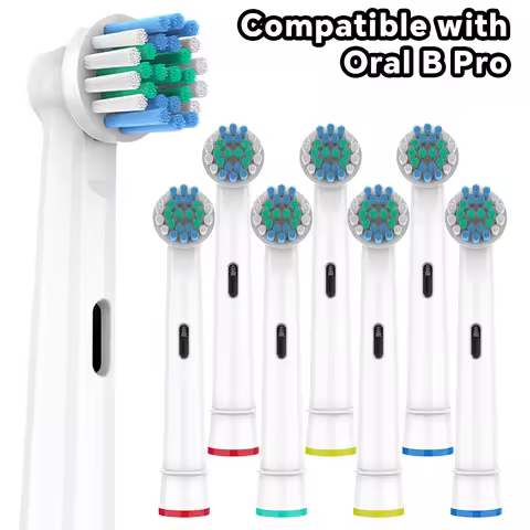 Replacement Brush Heads Compatible with Oral B Series Electric Toothbrush, Daily Clean Toothbrush He