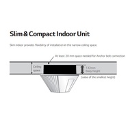 LG AC Cassette Ceiling Standard 1 Way 2PK - ZTNQ18GTLA0 | ZTNQ18