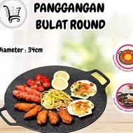 Art F38K FLAT CONDUCTION Wok NON-STICK ROUND GRILL WOKEN CONDUCTION GRILL PAN NON-STICK FLAT PAN FOR