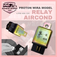 METAL RELAY AIRCOND & FAN TAIWAN 4 PIN 40A 12V PROTON WIRA RELAY AIRCOND HEAD LAMP STARTER FAN FUSE 