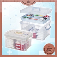 Medical storage box 6576 Viet Nhat, medical medicine box, convenient family medical medicine box, 2-