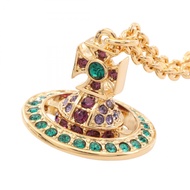 【二手】Vivienne WestwoodKIKA ORB 項鍊 630203GI/02R957 鍍金女士項鍊，全新