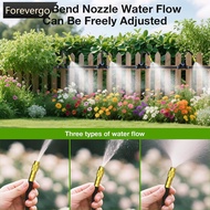 FOREVERGO 5/8mm Misting Nozzle Adjustable Quick Connect Irrigation Kit for Garden Watering Patio Coo