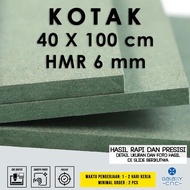 HIJAU 40 x 100 cm box - 6 mm HMR - HMR Board Green MDF Board/
