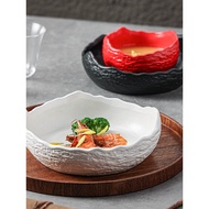 Japanese Style High-End Dessert Bowl Creative Salad Bowl Exquisite Yogurt Bowl Creative Cold Vegetab