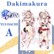 DAKIMAKURA YUUDACHI Azur Lane - Anime Waifu Azur Lane YUUDACHI Pillowcase
