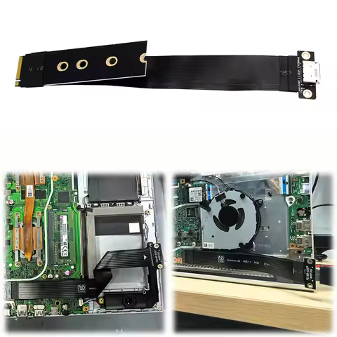 M.2 NVMe PCIE 4.0 To Oculink SFF-8611 SFF-8612 Female Adapter Cable Laptop External Graphics Card Ex