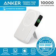 Anker MagGo Power Bank, Qi2 Certified 15W Ultra-Fast MagSafe Portable Charger, 10000mAh Battery Pack