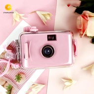CREAMCANVAS​ Waterproof Lomo Camera, 35mm Waterproof Children Retro Camera, Mini Colorful Reusable R